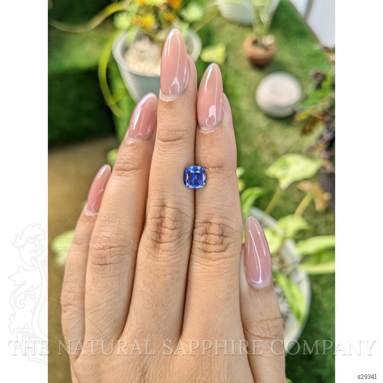1.64 Ct. Blue Sapphire from Ceylon (Sri Lanka)