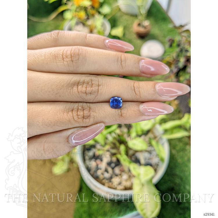 1.64 Ct. Blue Sapphire from Ceylon (Sri Lanka)