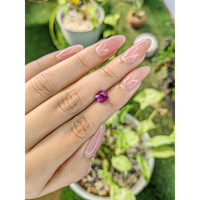 1.73 Ct. Purplish Pink Sapphire from Ceylon (Sri Lanka) Life Style