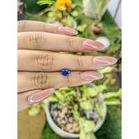 1.08 Ct. Blue Sapphire from Ceylon (Sri Lanka) Life Style