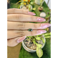 1.39 Ct. Green Sapphire from Madagascar Life Style