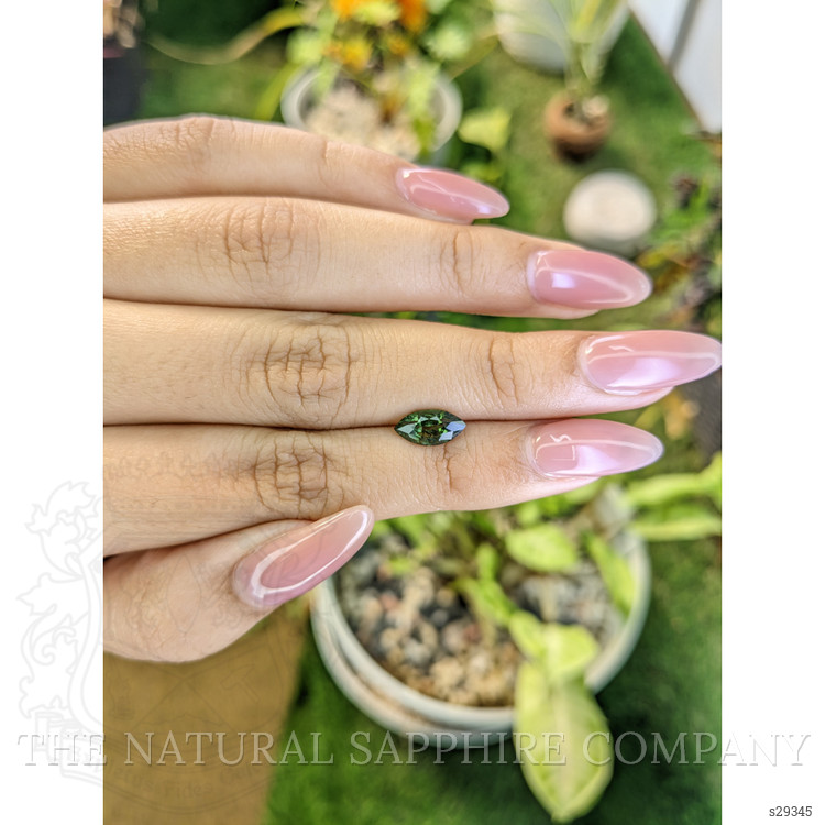 1.39 Ct. Green Sapphire from Madagascar