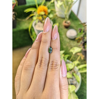 1.39 Ct. Green Sapphire from Madagascar Life Style