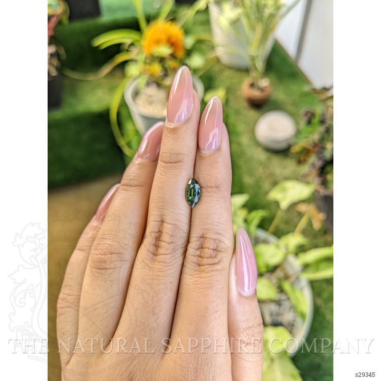 1.39 Ct. Green Sapphire from Madagascar