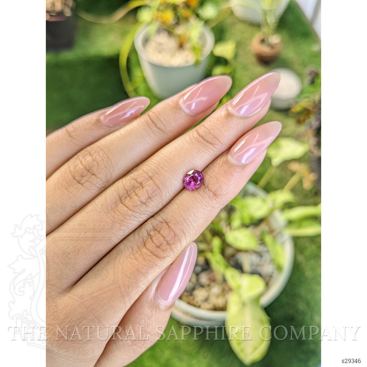 1.31 Ct. Pinkish Purple Sapphire from Ceylon (Sri Lanka)