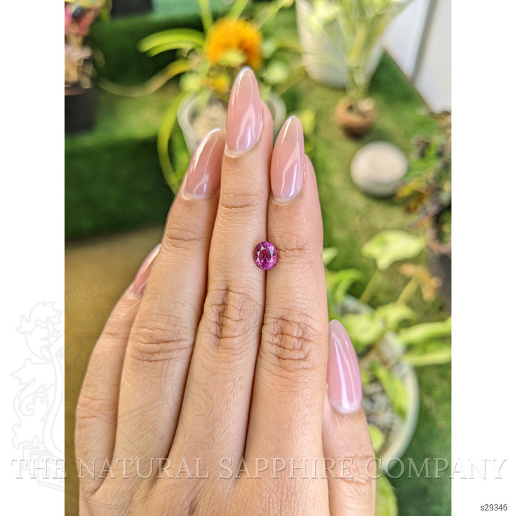 1.31 Ct. Pinkish Purple Sapphire from Ceylon (Sri Lanka)