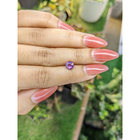 1.24 Ct. Pinkish Purple Sapphire from Ceylon (Sri Lanka) Life Style