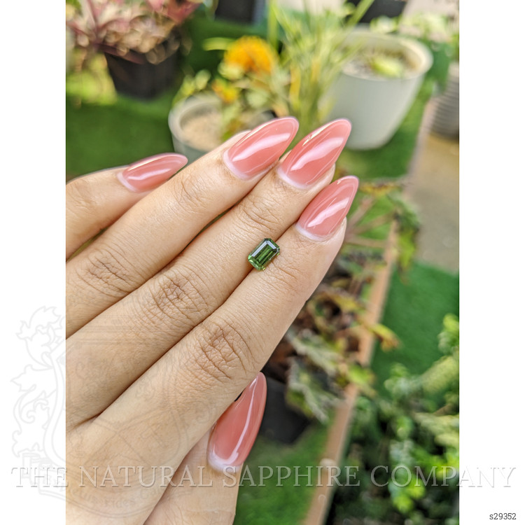 1.28 Ct. Green Sapphire from Madagascar