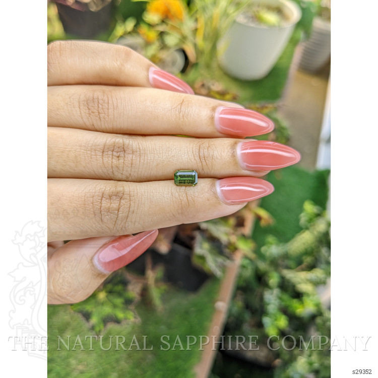1.28 Ct. Green Sapphire from Madagascar