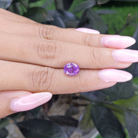 2.76 Ct. Purple Sapphire from Madagascar Life Style