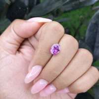 2.76 Ct. Purple Sapphire from Madagascar Life Style