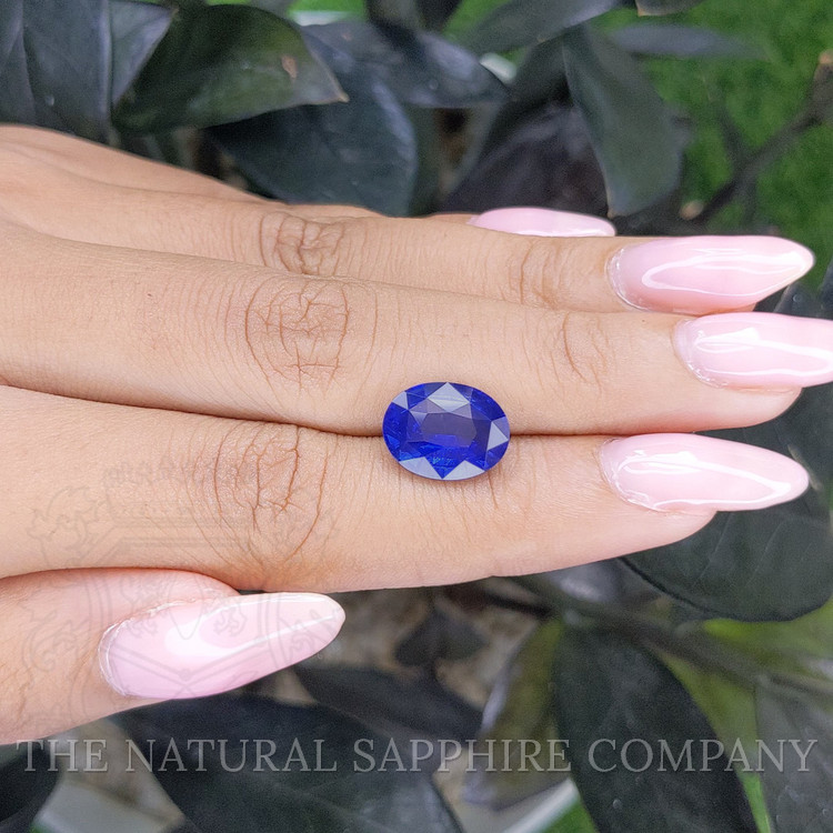 5.02 Ct. Blue Sapphire from Ceylon (Sri Lanka)