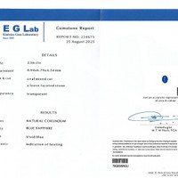 2.56 Ct. Blue Sapphire from Ceylon (Sri Lanka) Pdf