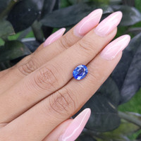 2.56 Ct. Blue Sapphire from Ceylon (Sri Lanka) Life Style