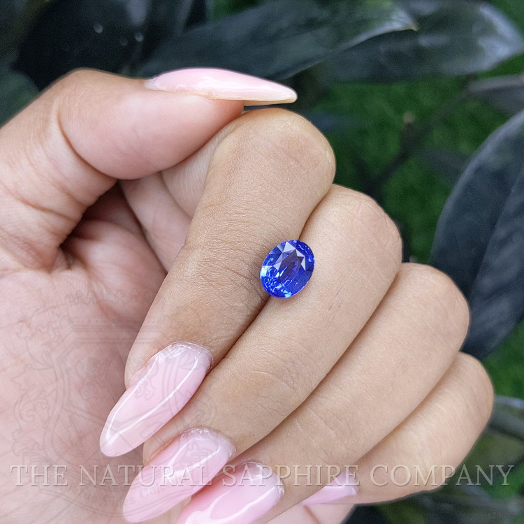 2.56 Ct. Blue Sapphire from Ceylon (Sri Lanka)