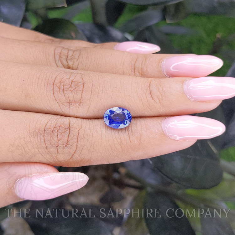 2.56 Ct. Blue Sapphire from Ceylon (Sri Lanka)