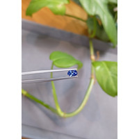 0.48 Ct. Blue Sapphire from Madagascar Life Style