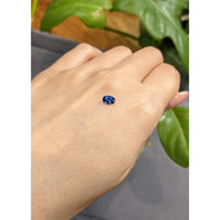 0.50 Ct. Blue Sapphire from Madagascar Life Style