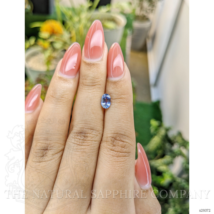 0.94 Ct. Blue Sapphire from Ceylon (Sri Lanka)