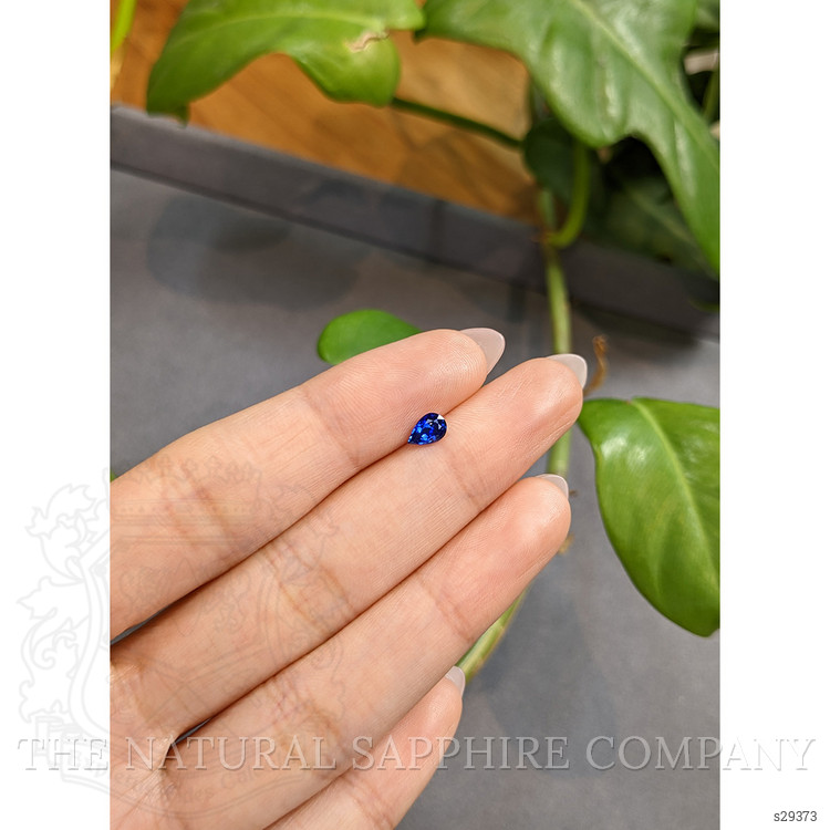 0.48 Ct. Blue Sapphire from Ceylon (Sri Lanka)