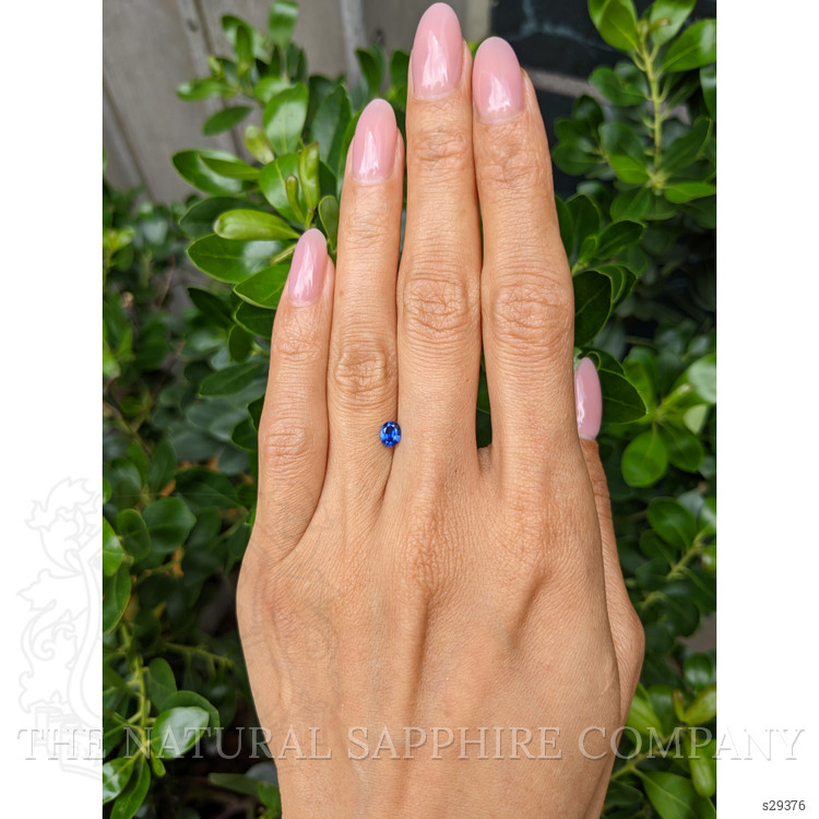 0.41 Ct. Blue Sapphire from Ceylon (Sri Lanka)