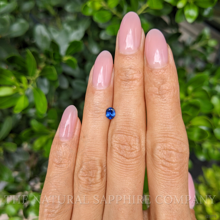 0.41 Ct. Blue Sapphire from Ceylon (Sri Lanka)