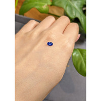 0.44 Ct. Blue Sapphire from Ceylon (Sri Lanka) Life Style