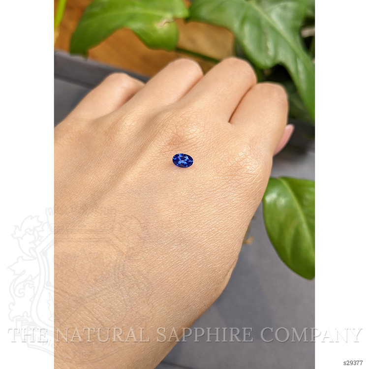 0.44 Ct. Blue Sapphire from Ceylon (Sri Lanka)
