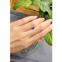 0.44 Ct. Blue Sapphire from Ceylon (Sri Lanka) Life Style