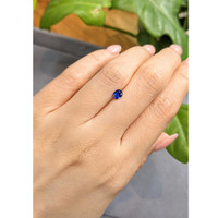 0.40 Ct. Blue Sapphire from Ceylon (Sri Lanka) Life Style