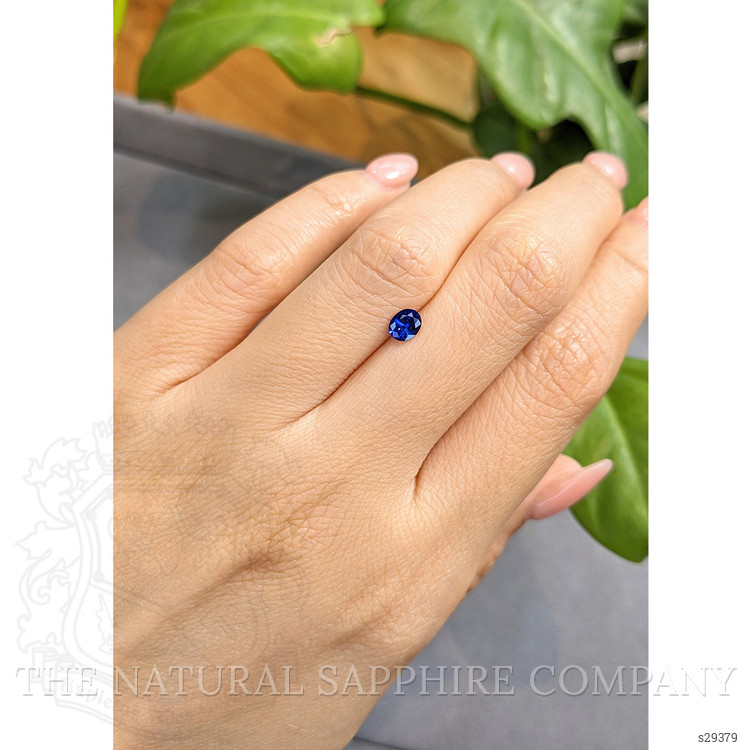 0.40 Ct. Blue Sapphire from Ceylon (Sri Lanka)