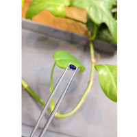 0.38 Ct. Blue Sapphire from Ceylon (Sri Lanka) Life Style