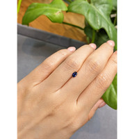 0.38 Ct. Blue Sapphire from Ceylon (Sri Lanka) Life Style