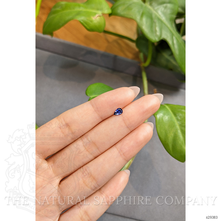 0.38 Ct. Blue Sapphire from Madagascar