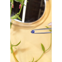 0.65 Ct. Blue Sapphire from Ceylon (Sri Lanka) Life Style