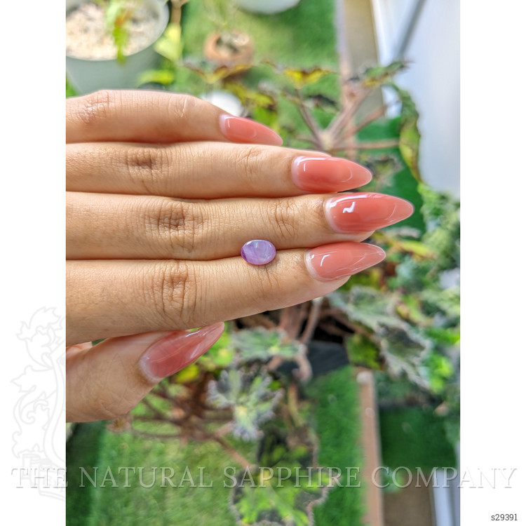 1.92 Ct. Pinkish Purple Star Sapphire from Ceylon (Sri Lanka)