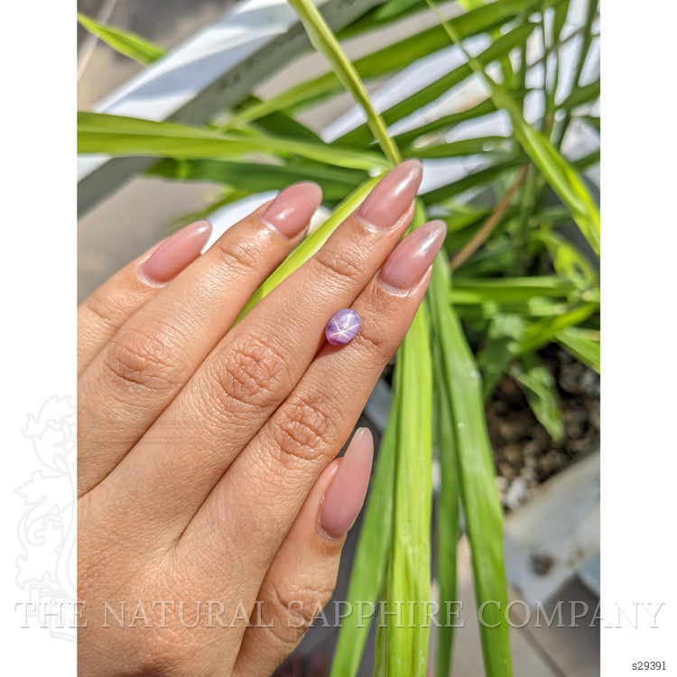 1.92 Ct. Pinkish Purple Star Sapphire from Ceylon (Sri Lanka)