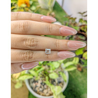 0.88 Ct. White Sapphire from Ceylon (Sri Lanka) Life Style