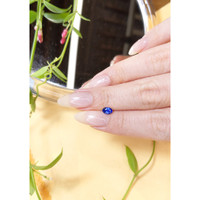 0.57 Ct. Blue Sapphire from Ceylon (Sri Lanka) Life Style