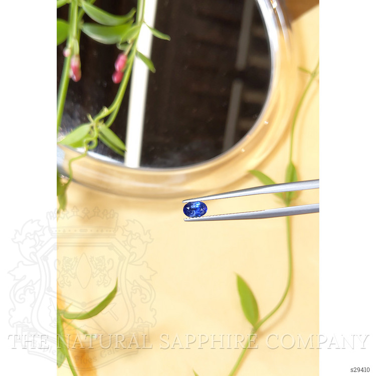 0.57 Ct. Blue Sapphire from Ceylon (Sri Lanka)