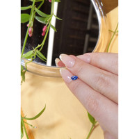 0.48 Ct. Blue Sapphire from Ceylon (Sri Lanka) Life Style