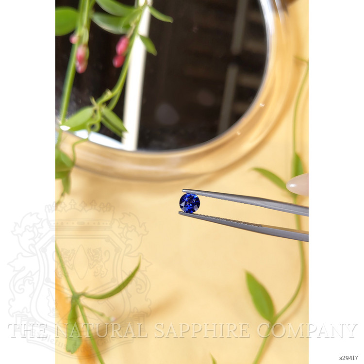 0.75 Ct. Blue Sapphire from Ceylon (Sri Lanka)