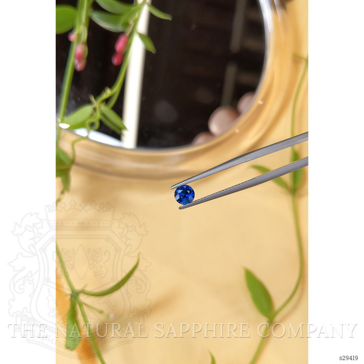 0.57 Ct. Blue Sapphire from Ceylon (Sri Lanka)