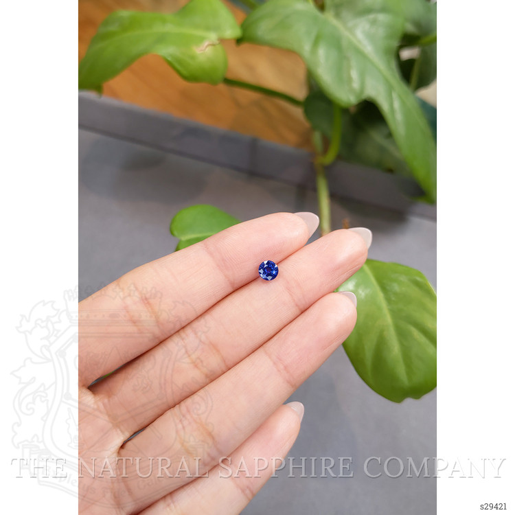 0.71 Ct. Blue Sapphire from Ceylon (Sri Lanka)