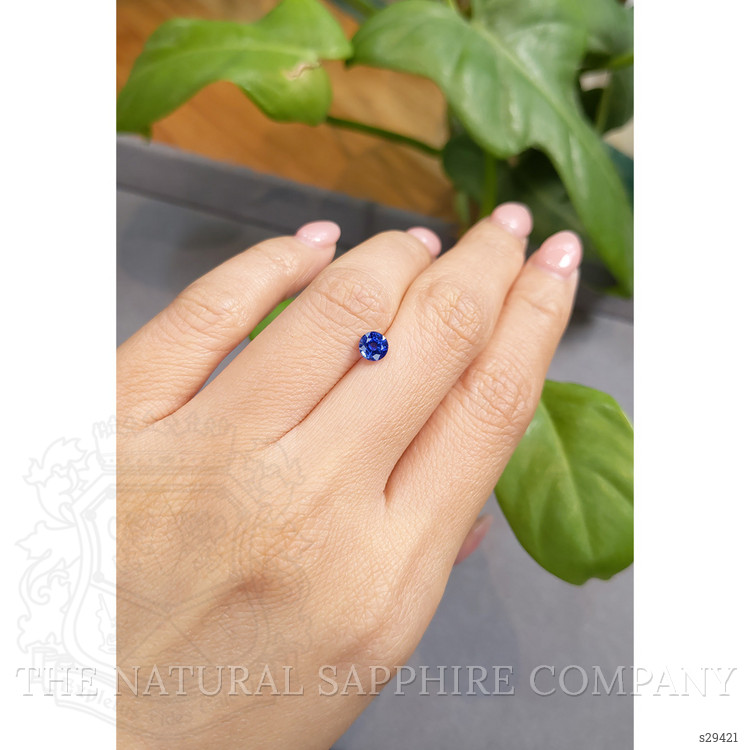 0.71 Ct. Blue Sapphire from Ceylon (Sri Lanka)