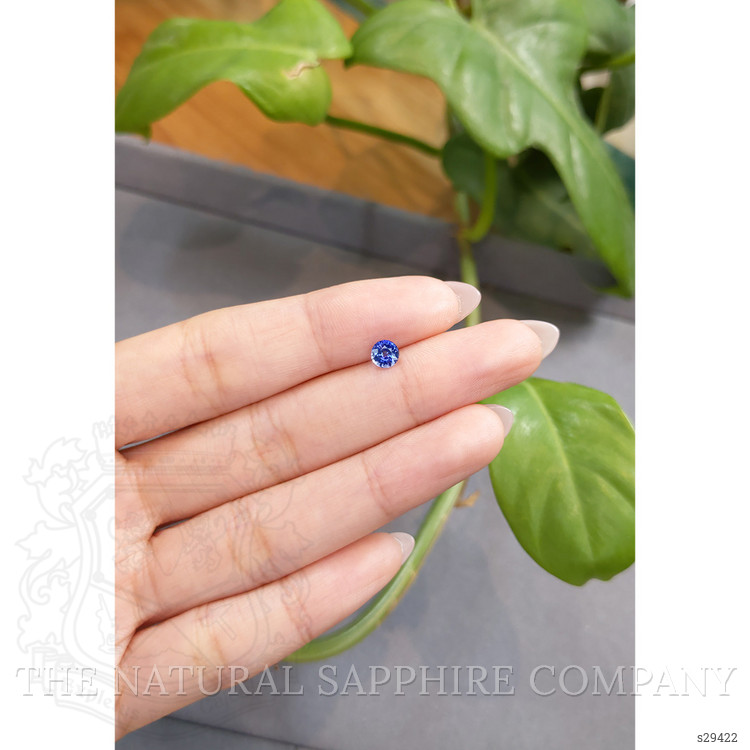 0.51 Ct. Blue Sapphire from Ceylon (Sri Lanka)