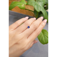 0.52 Ct. Blue Sapphire from Ceylon (Sri Lanka) Life Style