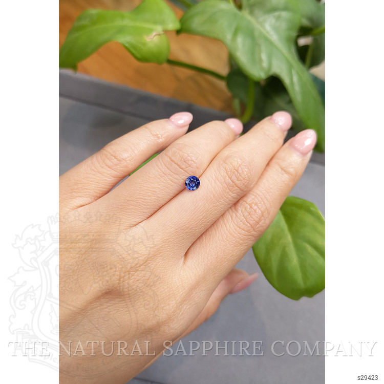 0.52 Ct. Blue Sapphire from Ceylon (Sri Lanka)