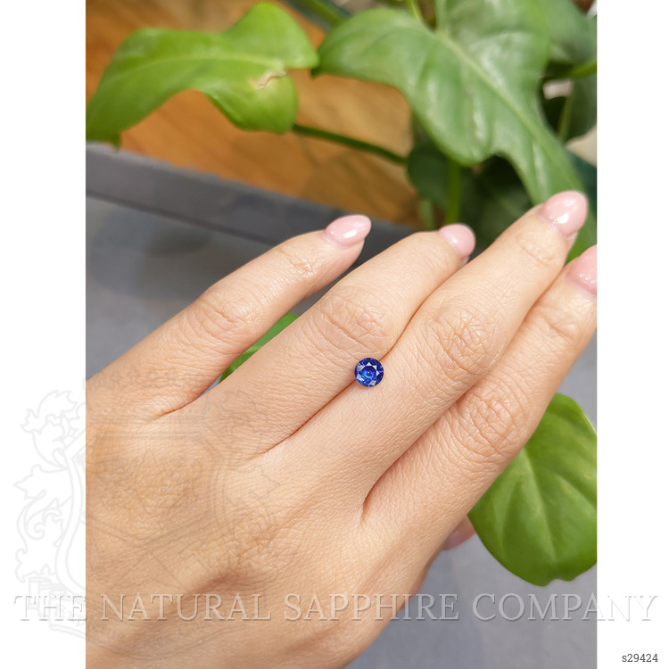 0.46 Ct. Blue Sapphire from Ceylon (Sri Lanka)
