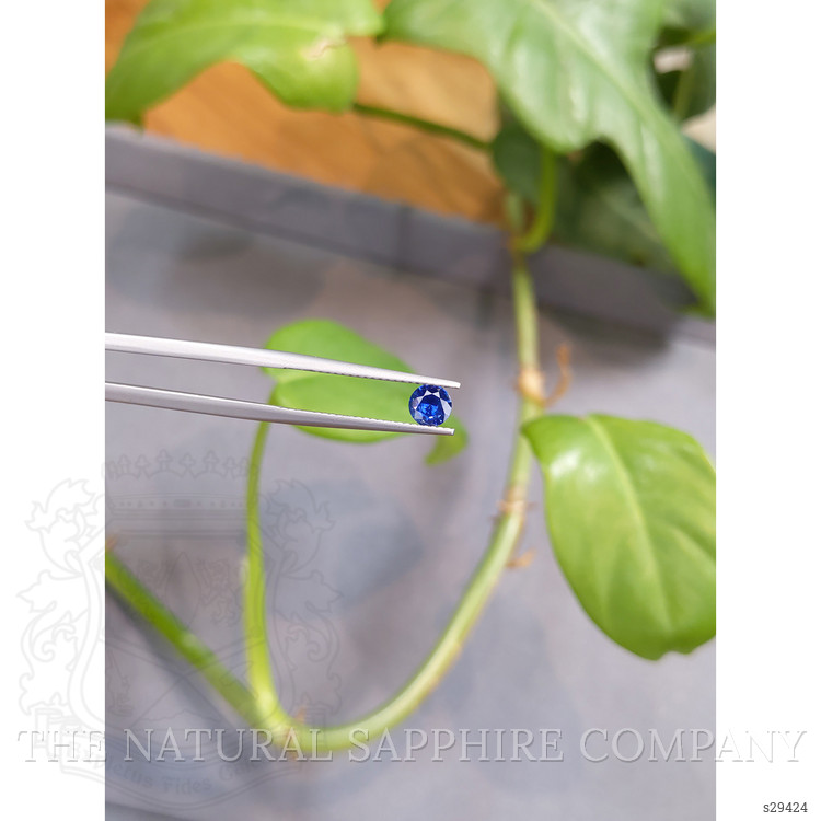 0.46 Ct. Blue Sapphire from Ceylon (Sri Lanka)